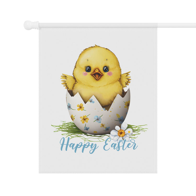 Garden & House Banner, Happy Easter Flag, Outdoor Home Decor, Festive Garden Ornament, Springtime decorations, Easter Banner