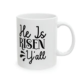 Ceramic Mug, 11oz, Easter Sunday Coffee Mug, Christian Theme Mug, Sunday School Teacher Mug, Christian Pastor gift