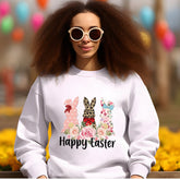 Unisex Heavy Blend™ Crewneck Sweatshirt, Happy easter Sweatshirt, cozy stylish sweater, Holiday Bunny fun, Casual Festive Wear