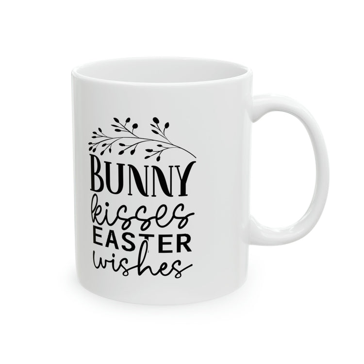 Ceramic Mug, 11oz, Easter Bunny Minimilist coffee mug, Springtime Festive Mug, simple sweet tea cup, great home decor