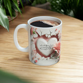 Ceramic Mug, 11oz, beautiful 3D Mothers Day Mug, Carnation pink coffee mug, Stylish Modern mug for Mom, great Mother&