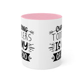 Colorful Mugs, 11oz Funny multicolor baby Mamma sarcastic coffee tea hot beverage kitchen decor silly cup for Mom