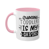 Colorful Mugs, 11oz Funny multicolor baby Mamma sarcastic coffee tea hot beverage kitchen decor silly cup for Mom