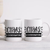 Ceramic Mug, (11oz, 15oz), Funny chaos humorous saying everyday office Coffee tea silly gift drinking cup