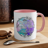 Accent Coffee Mug, 11oz, Moms make life beautiful perfect saying on a cup for special Mamma gift on any day great for birthday Mothers day