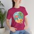 Unisex Summer Vibes Shirt, Pink female summer scene vacation theme natural beach casual lounge wear