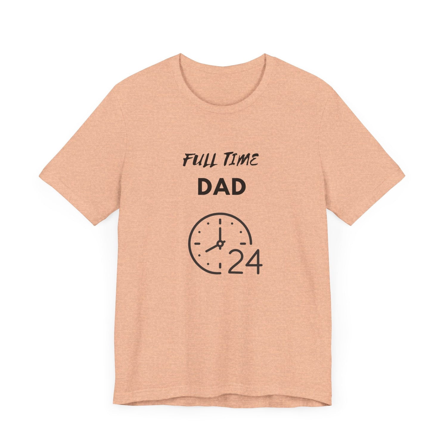 Full time Dad Jersey Short Sleeve Fathers Day Christmas holiday gift hard working thoughtful great papa shirt