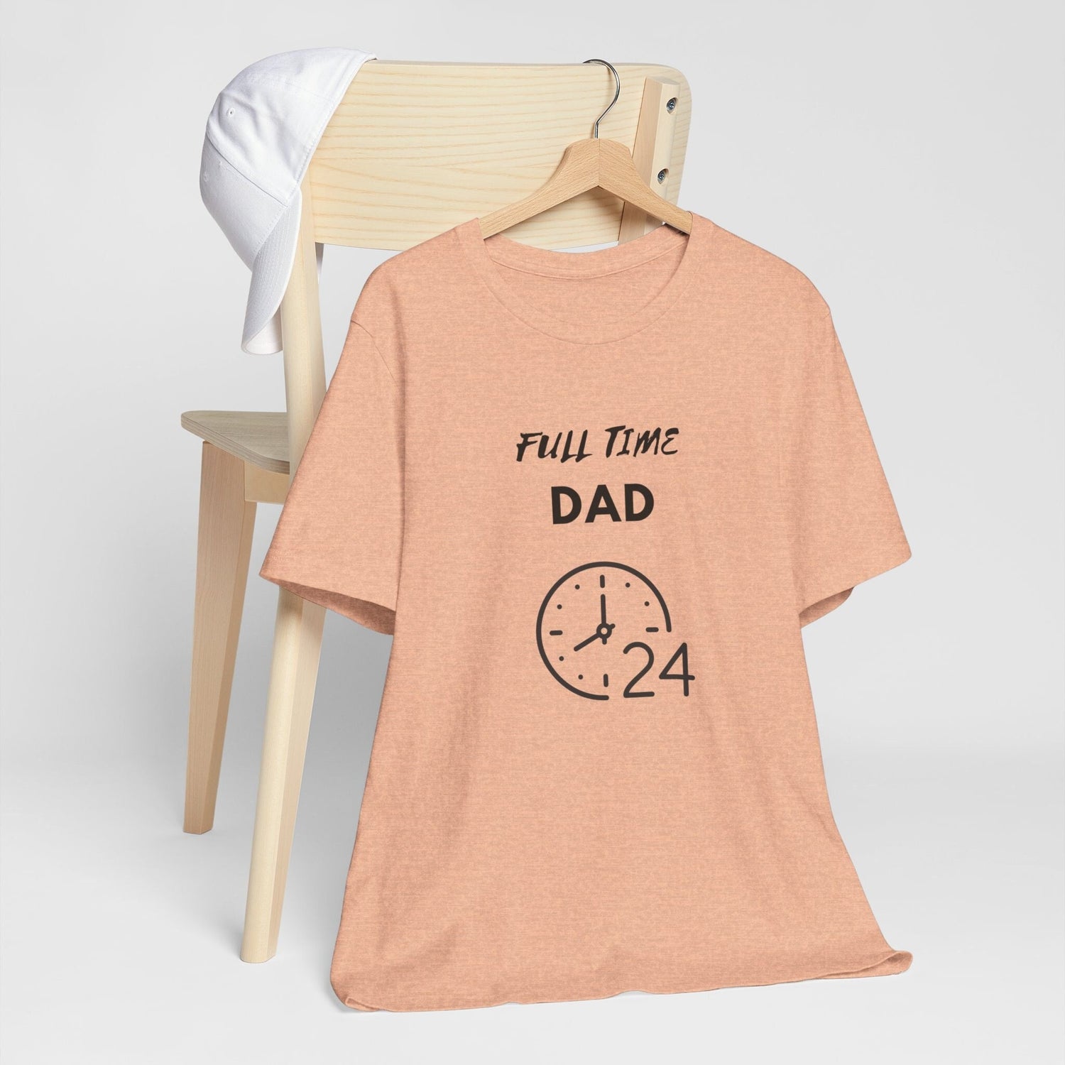 Full time Dad Jersey Short Sleeve Fathers Day Christmas holiday gift hard working thoughtful great papa shirt
