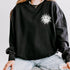 Unisex Lightweight Crewneck Sweatshirt, Sun Moon Tarot soft cozy casual everyday jeans celestial psychic realm inspired jean sweatshirt