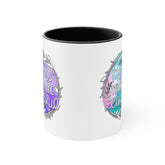 Accent Coffee Mug, 11oz, Moms make life beautiful perfect saying on a cup for special Mamma gift on any day great for birthday Mothers day