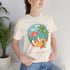 Unisex Summer Vibes Shirt, Pink female summer scene vacation theme natural beach casual lounge wear