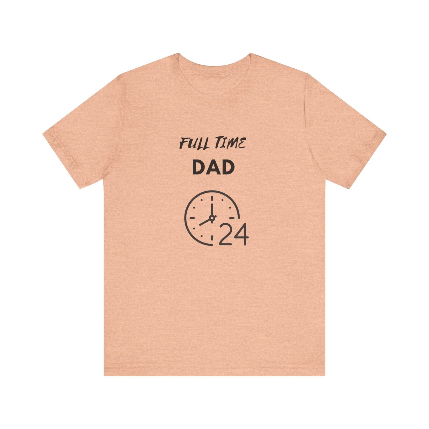 Full time Dad Jersey Short Sleeve Fathers Day Christmas holiday gift hard working thoughtful great papa shirt