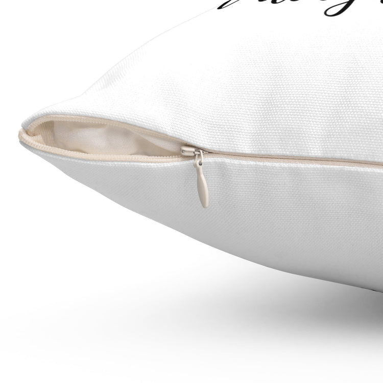 Spun Polyester Square Pillow, Sarcastic couch pillow, Humorous house decor