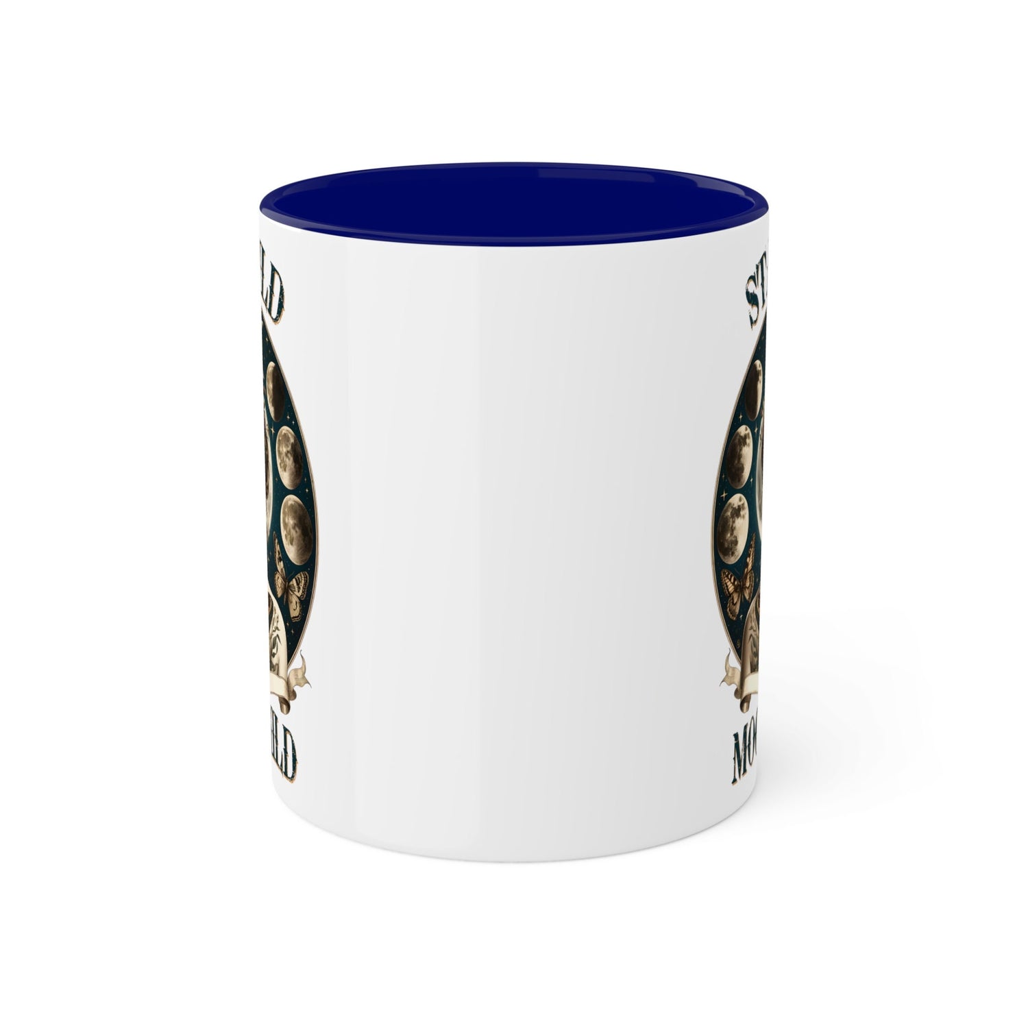 Colorful Mugs, 11oz, Moon Child Tarot Card Coffee Mug, Celestial Spiritual Art, Custom artistic everyday drinking cup, special gift item