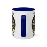 Colorful Mugs, 11oz, Moon Child Tarot Card Coffee Mug, Celestial Spiritual Art, Custom artistic everyday drinking cup, special gift item