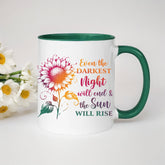 Colorful Mugs, 11oz, Coloroful positive empowering tea coffee mug, Custom motivational gift, Everyday office beverage cup, pick me up items