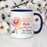 Colorful Mugs, 11oz, Coloroful positive empowering tea coffee mug, Custom motivational gift, Everyday office beverage cup, pick me up items