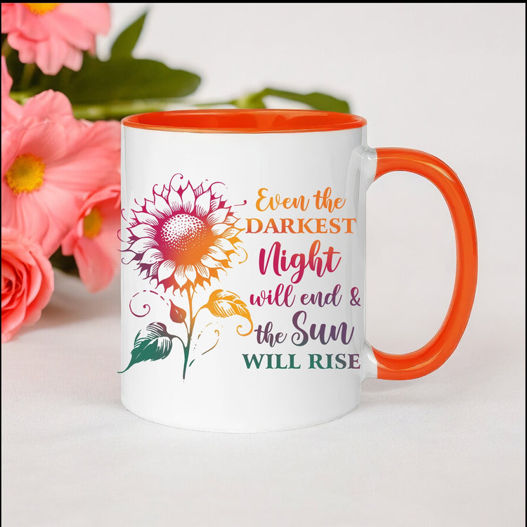Colorful Mugs, 11oz, Coloroful positive empowering tea coffee mug, Custom motivational gift, Everyday office beverage cup, pick me up items