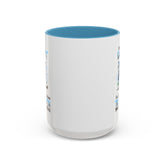 Accent Coffee Mug (11, 15oz), Funny animal mug, Cute Owl Design, cool teacher, silly kitchen decor, happy uplifting morning beverage mug