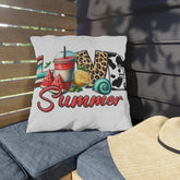 Outdoor Pillows, Summer outside patio furniture throw pillow, Poolside lounge pillow, Stylish Custom poolside lounge pillow