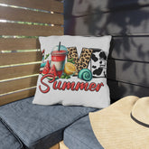 Outdoor Pillows, Summer outside patio furniture throw pillow, Poolside lounge pillow, Stylish Custom poolside lounge pillow