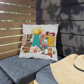 Outdoor Pillows, Outdoor Furniture throw Pillows, Stylish Beach Style designed pillows, Outside weather proof Summer decor, Custom pillow
