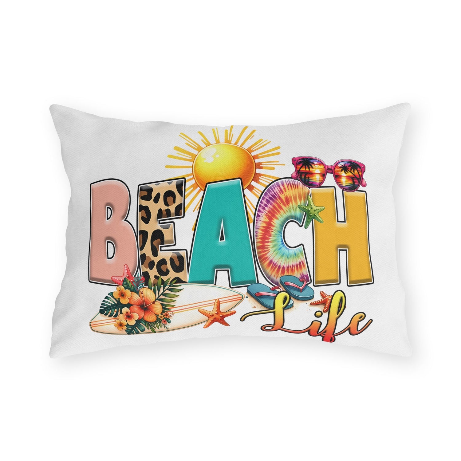Outdoor Pillows, Outdoor Furniture throw Pillows, Stylish Beach Style designed pillows, Outside weather proof Summer decor, Custom pillow