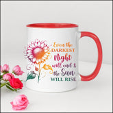 Colorful Mugs, 11oz, Coloroful positive empowering tea coffee mug, Custom motivational gift, Everyday office beverage cup, pick me up items