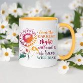Colorful Mugs, 11oz, Coloroful positive empowering tea coffee mug, Custom motivational gift, Everyday office beverage cup, pick me up items