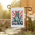 Garden & House Banner, Party in the USA Humorous Decorative Front Yard Garden Post Flag Stand, Statue of Liberty funny outside decor