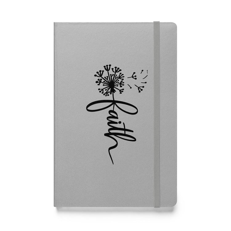 Hardcover bound notebook, Christian inspiration spiritual faith belief daily affirmation minimilist everyday writing journal
