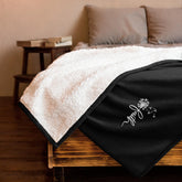Premium sherpa blanket, faith inspirational soft plush comfy couch bed side casual cozy throw blanket
