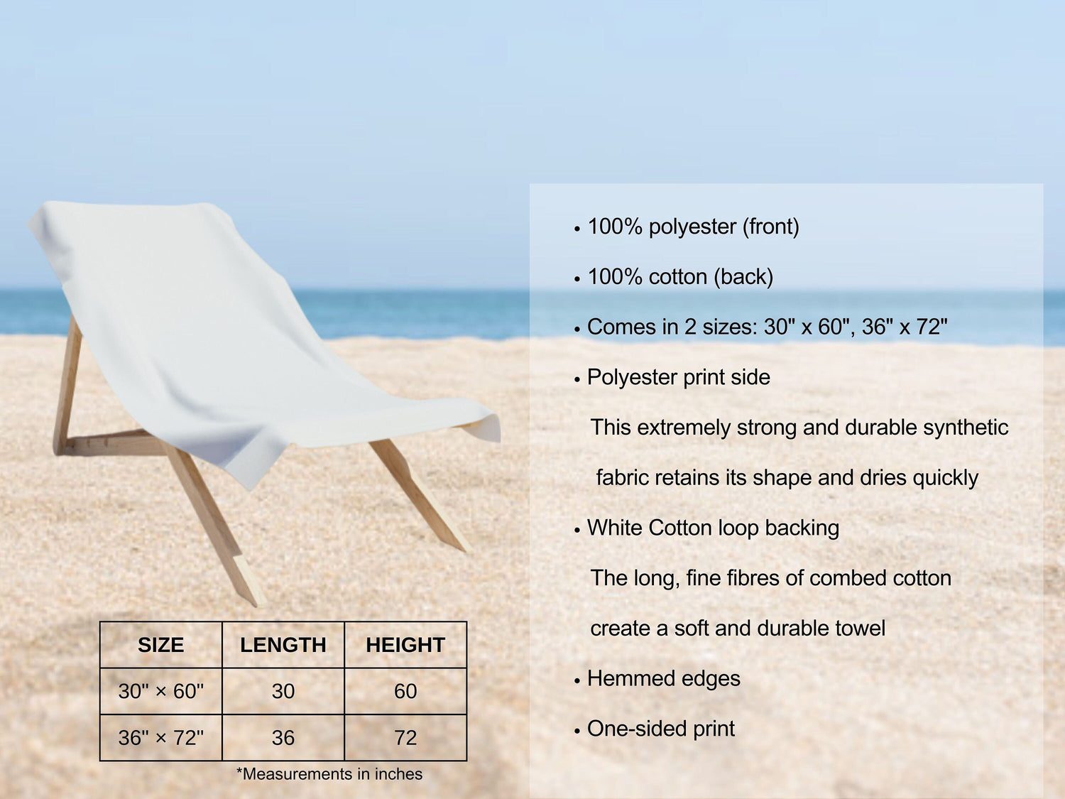 Beach Towel, Summer Love Black Everyday Colorful Large Terry Cloth Lush Fun Beach Sand Towel