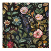 All-over print bandana, pretty floral pattern print stylish casual versatile soft light headband necktie hair tie