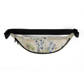 Fanny Pack, Lavendar floral conventional roomy all purpose on the go accesory travel work school fun waistline pouch