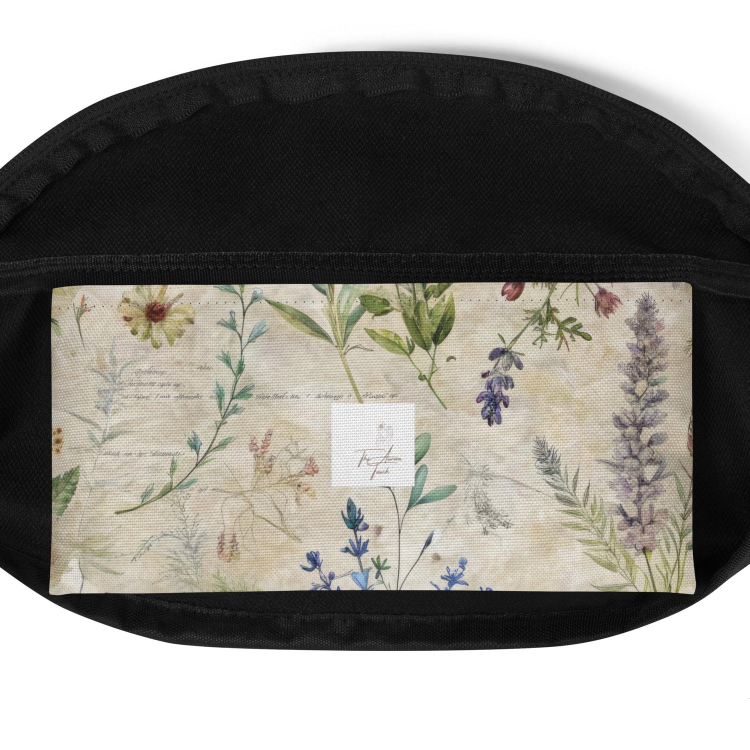 Fanny Pack, Lavendar floral conventional roomy all purpose on the go accesory travel work school fun waistline pouch