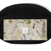 Fanny Pack, Lavendar floral conventional roomy all purpose on the go accesory travel work school fun waistline pouch
