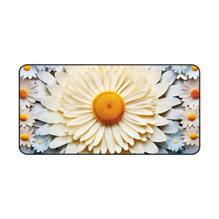 Desk Mat, Beautiful 3D bright colorful floral print office dorm home computer keyboard mouse desk pad The Aurora Touch