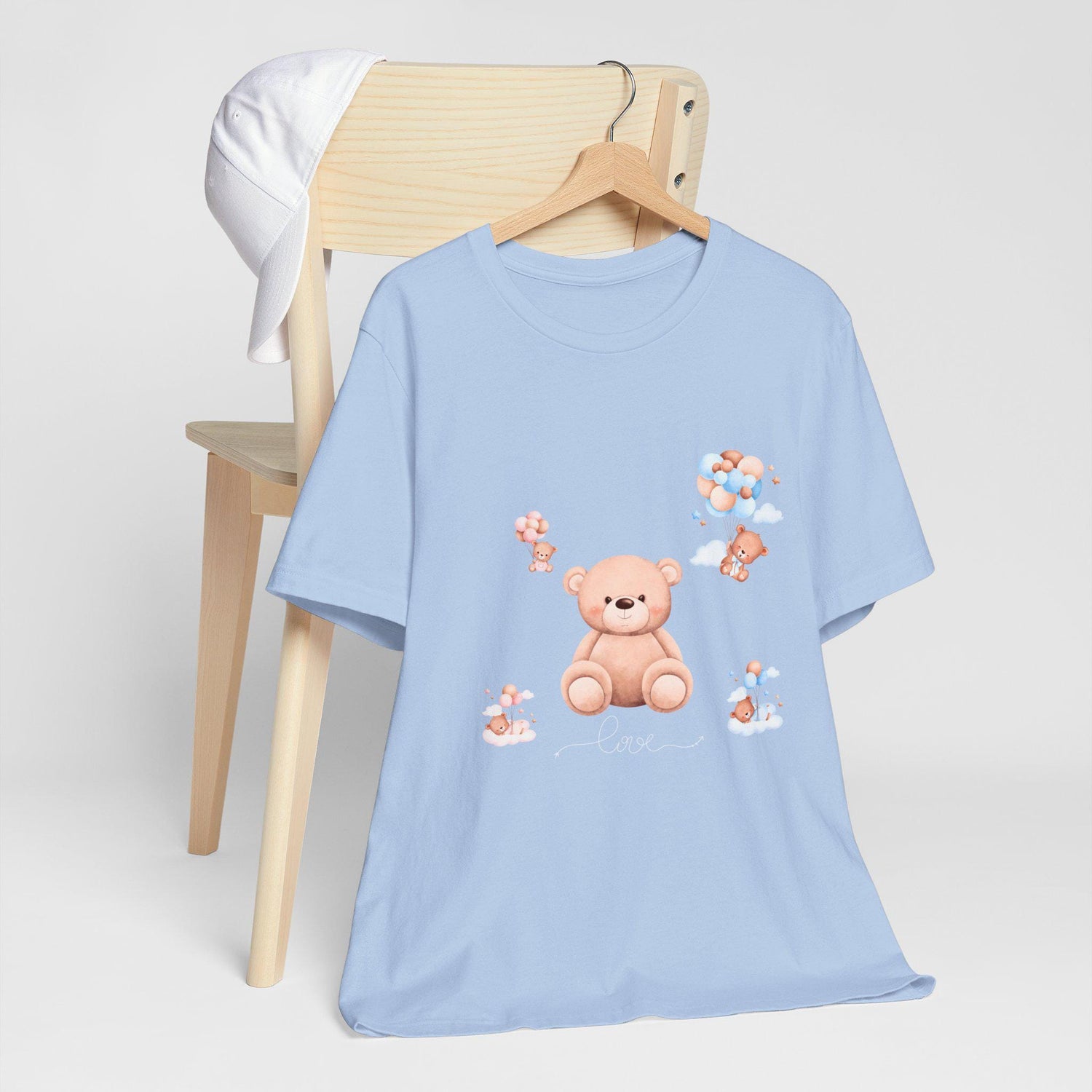 Unisex Teddy Bear Shirt, Cute female male back to school casual everyday jean minimilist simple teddy bear Tee