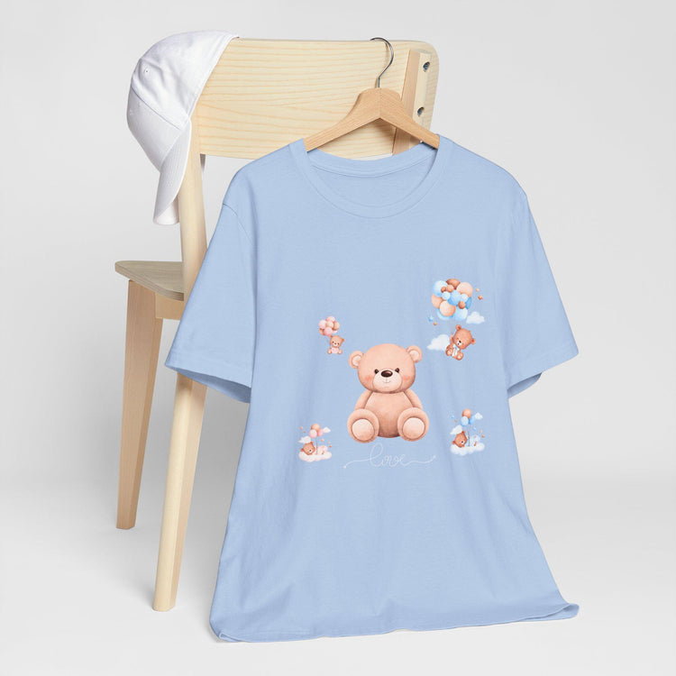 Unisex Teddy Bear Shirt, Cute female male back to school casual everyday jean minimilist simple teddy bear Tee