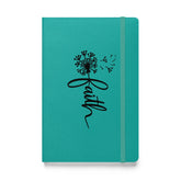Hardcover bound notebook, Christian inspiration spiritual faith belief daily affirmation minimilist everyday writing journal