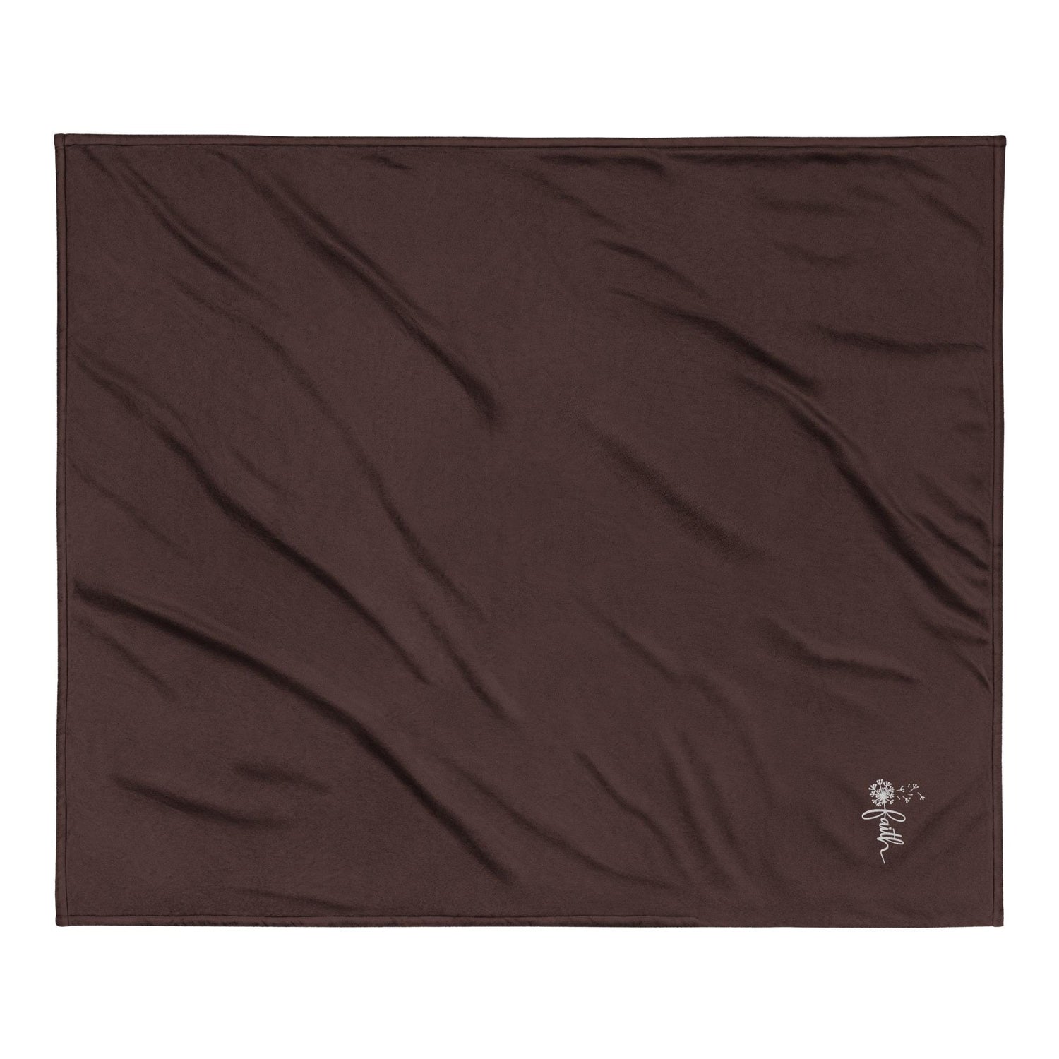 Premium sherpa blanket, faith inspirational soft plush comfy couch bed side casual cozy throw blanket