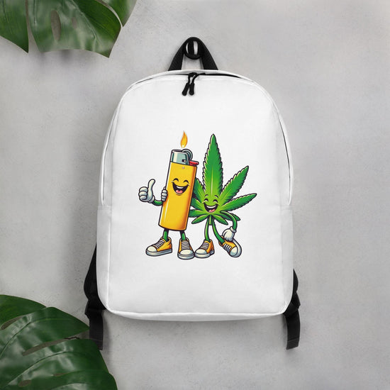 Cannabis Fashion Backpack – Sarcastic Adult Humor Tote, All-Purpose Backpack for Computer, iPad, Gym Clothes, and Everyday Carry