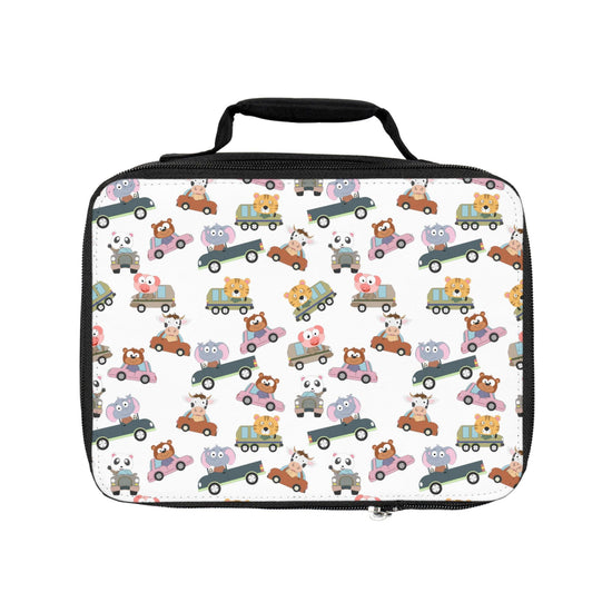Bolsa de almuerzo, lonchera para llevar con estampado de animales lindos para niños en edad preescolar, para jardín de infantes de primaria, para uso diario, para comida, refrigerio