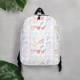 Minimalist Backpack, Young child back to school all purpose elementary preschool computer ipad crayons pencils carrying book bag
