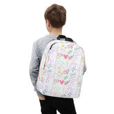 Minimalist Backpack, Young child back to school all purpose elementary preschool computer ipad crayons pencils carrying book bag