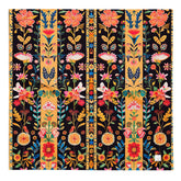 All-over print bandana, pretty crochet floral design print multifunction everyday school work home stylish minimilist kerchief wrap bandana