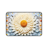 Desk Mat, Beautiful 3D bright colorful floral print office dorm home computer keyboard mouse desk pad The Aurora Touch