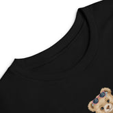 Youth long sleeve tee, Female child cute adorable fashion girlie Teddy Bear design wear for everyday casual classroom playground school day
