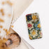Tough Case for iPhone®, crotchet floral stylish fabric statement look design strong iphone 14 iphone 15 hard phone cover